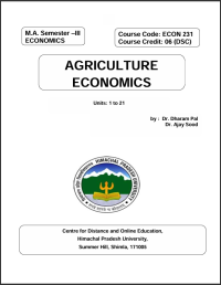 Image of AGRICULTURE ECONOMICS