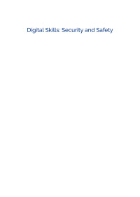 Image of Digital Skills: Security and Safety