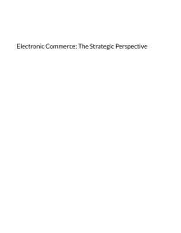 Image of Electronic Commerce The Strategic Perspective