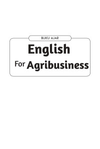 Image of English For Agribusiness
