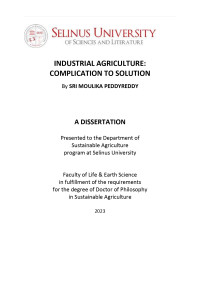 Image of Industrial Agriculture: Complication to Solution