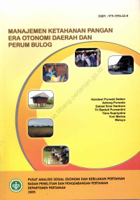 Image of Manajemen Ketahanan Pangan Era Otonomi Daerah dan Perum Bulog