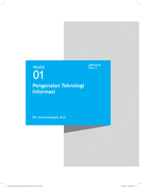 Image of Pengenalan Teknologi Informasi