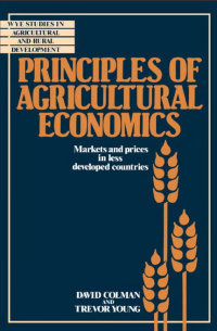 Image of Principles of Agricultural Economics