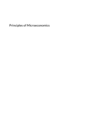 Image of Principles of Microeconomics