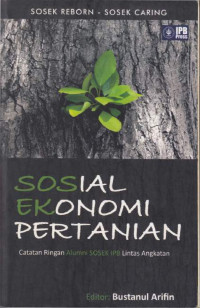 Image of Sosial Ekonomi Pertanian